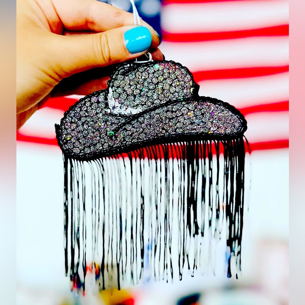Cowboy Hat Car Freshie | Glitter | Western | Cowgirl